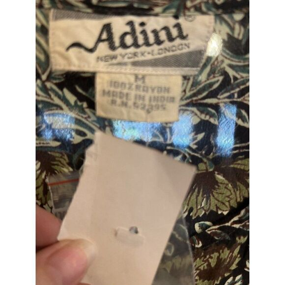 NWT Adini Vintage Floral Button Long Midi Dress Medium Prairie Cottage Country - Picture 8 of 8